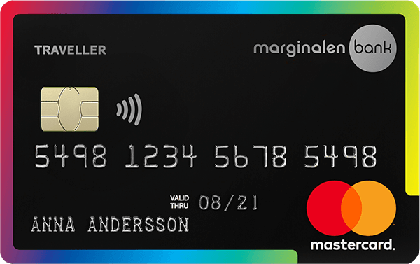 Marginalen Traveller mastercard